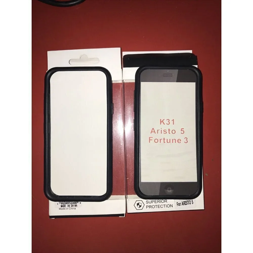 LG K31, ARISTO 5 & FORTUNE 3 INVENTUV ~ Rose Gold And Blue HYBRID CASE
